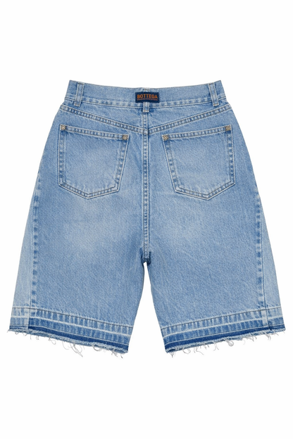 Bottega Desires Denim Baggy Shorts