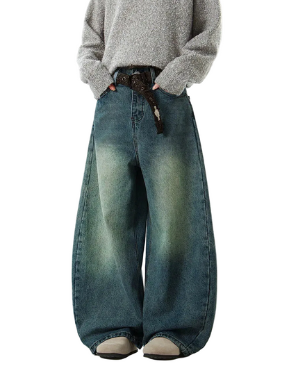 Japanese Denim Wide Fit Pants