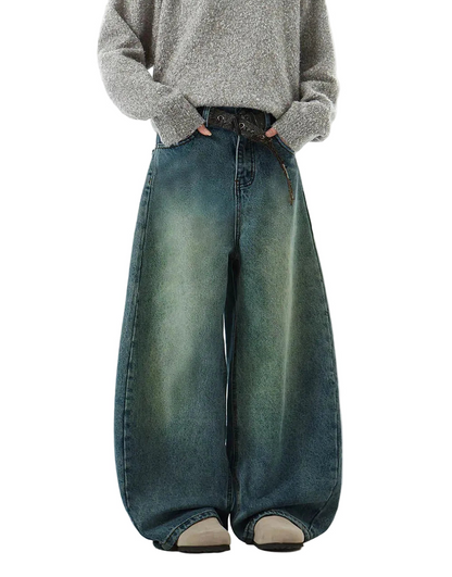 Japanese Denim Wide Fit Pants