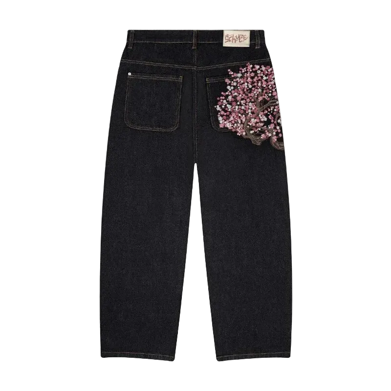 Sakura denim Pants