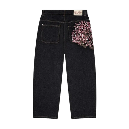 Sakura denim Pants