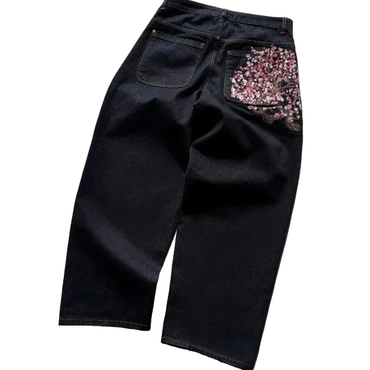 Sakura denim Pants