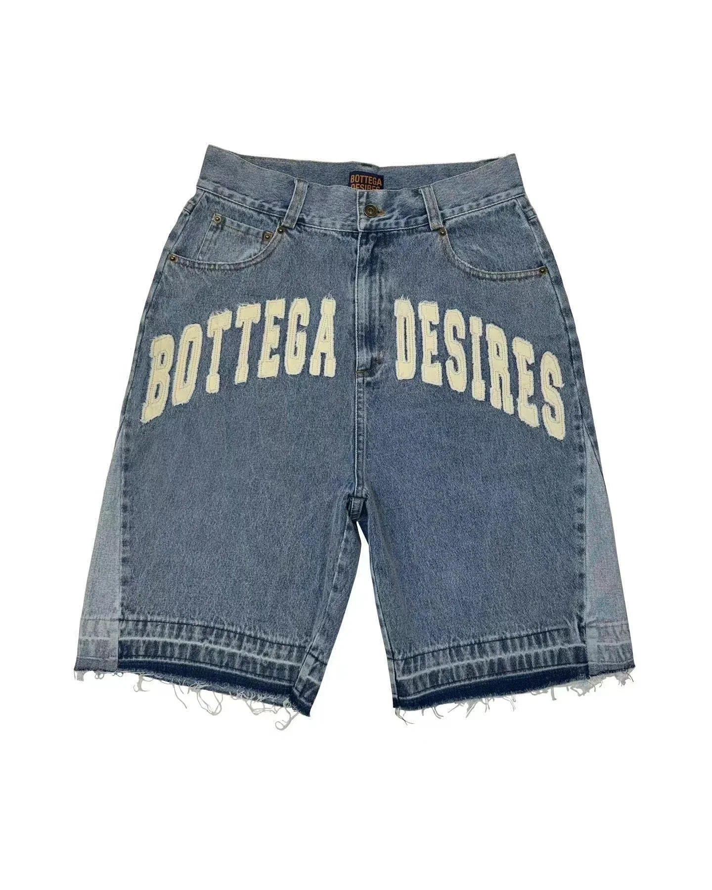 Bottega Desires Denim Baggy Shorts