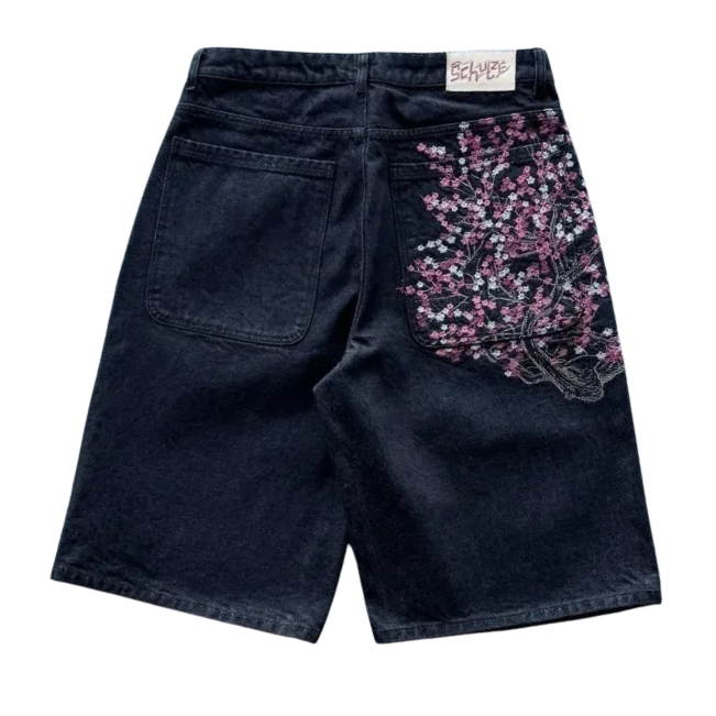 Sakura Denim Shorts