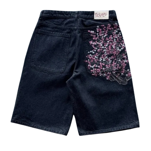 Sakura Denim Shorts