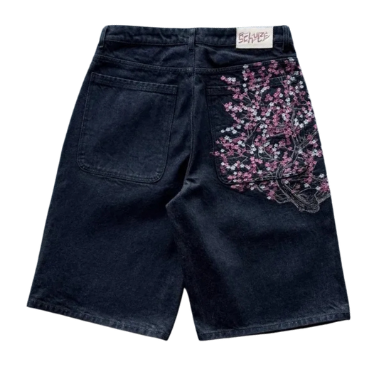 Sakura Denim Shorts