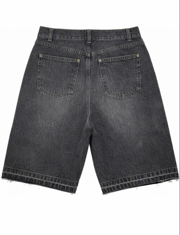 Bottega Desires Denim Baggy Shorts