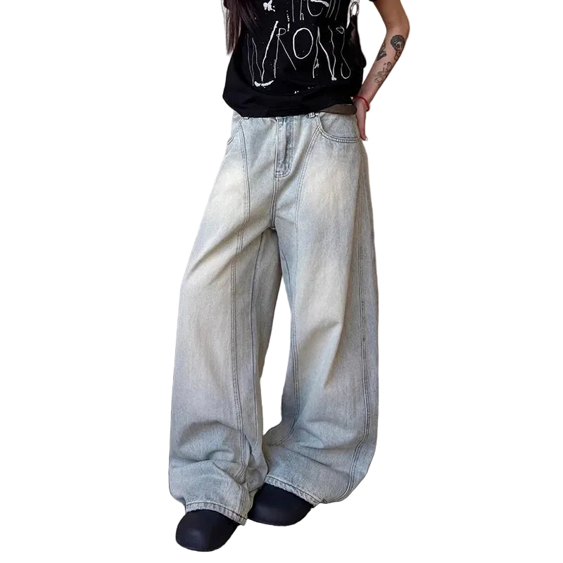 Light Blue Denim Super Baggy Jeans