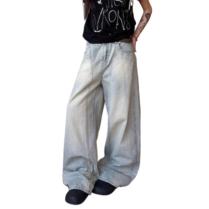 Light Blue Denim Super Baggy Jeans